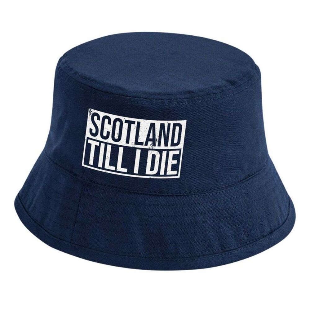 Sport Direct Scotland Till I Die Bucket Hat / Blue/White
